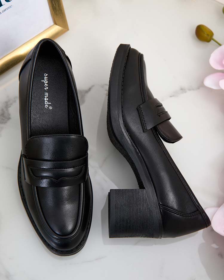 Royalfashion Женские мокасины на высокой стойке Lipo