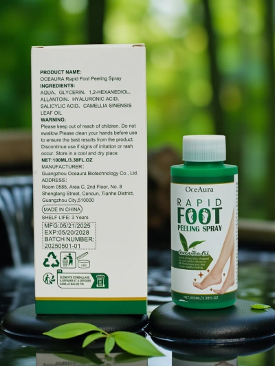 Foot Peeling Spray with Green Tea Oil