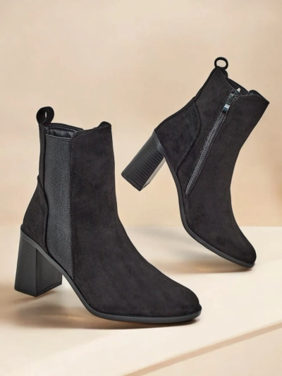 Royalfashion Women's ankle boots on the heel Enotto