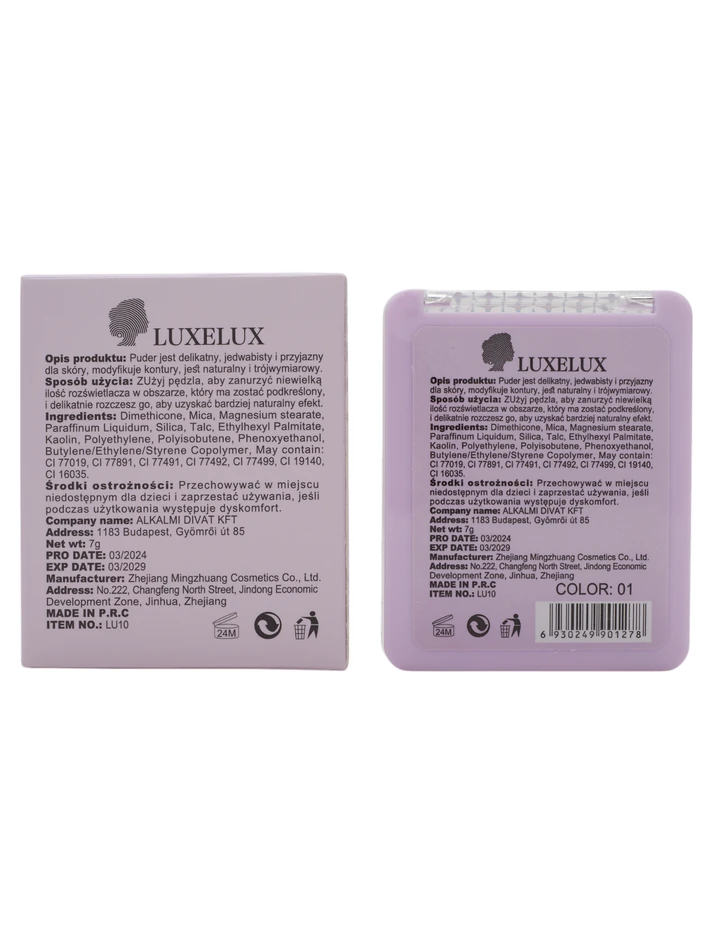 Luxelux nospiests izgaismotājs sejas 01 7g