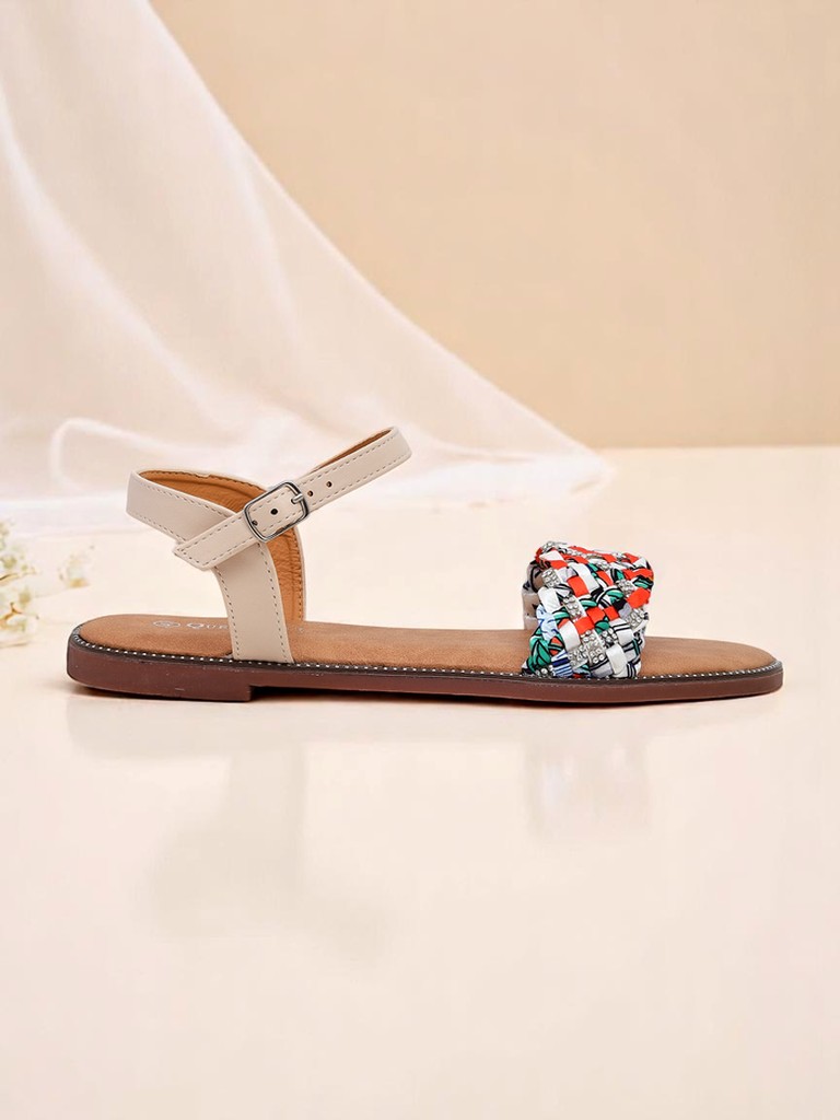 Royalfashion Women's Flat Sandals ColorStrap