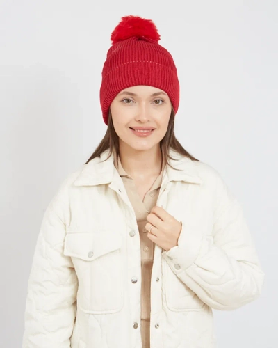 Royalfashion Women's Winter Hat with Pom Pom