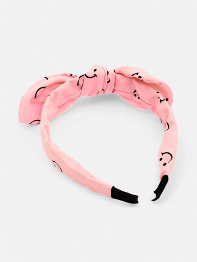 Royalfashion Kids' Headband with Smiley Face Bow