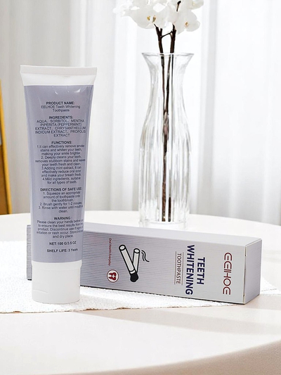 Stain-removing and whitening toothpaste