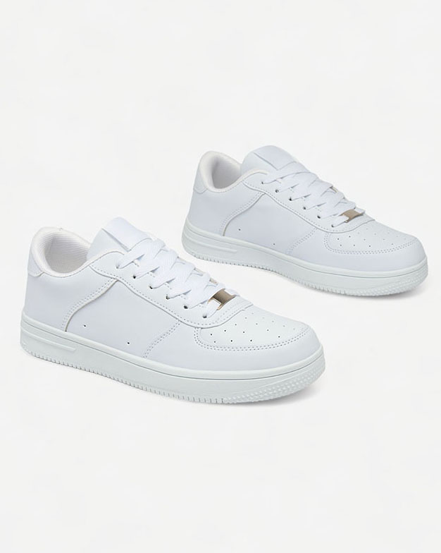 Royalfashion White sports sneakers for women Estess