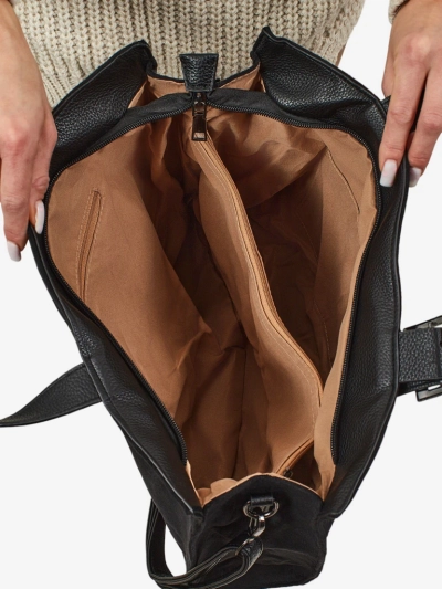 Women's shopper bag eco suede Daverna