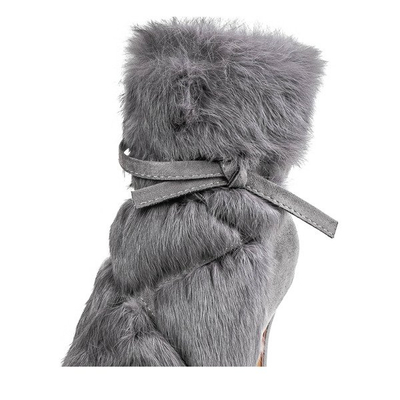 Gray boots on a heel Pelage - Footwear 1