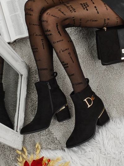 Women's Calyssa Faux Suede Heeled Ankle Boots