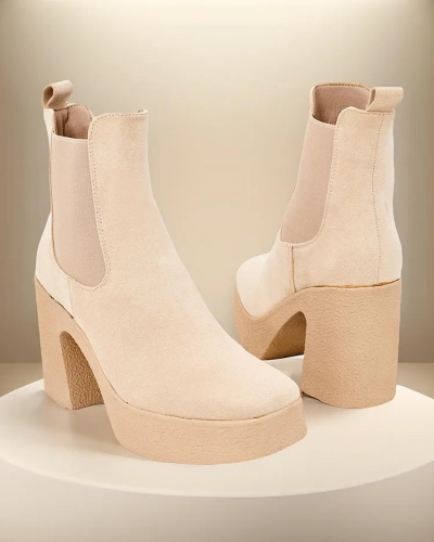 Royalfashion Women's ankle boots on a heel Bezollo