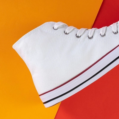 OUTLET Men's white high sneakers Huliwer - Footwear