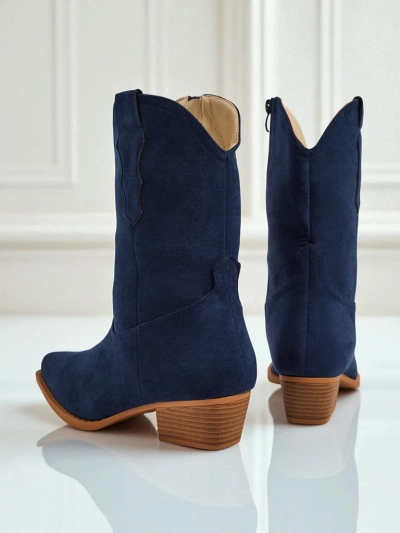 Women's Eco Suede Cowboy Boots SpireHush
