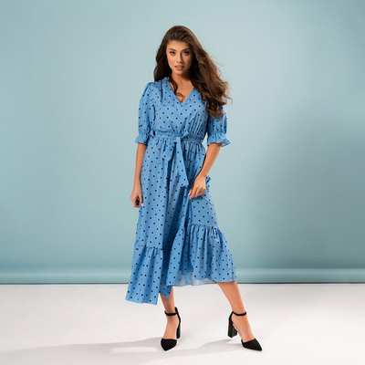 Black women's pumps on a higher post Asakie - Footwear