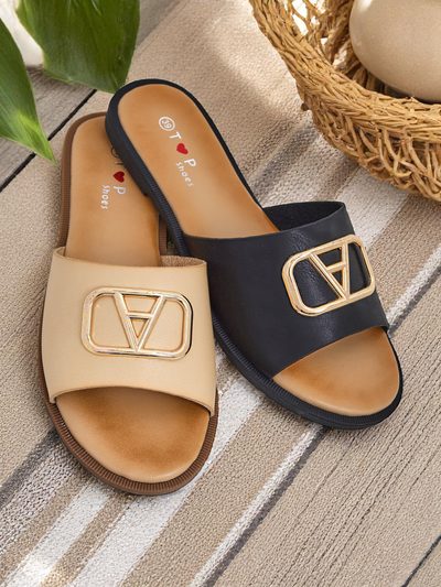 Royalfashion sieviešu sandales ar plakanām zolēm Ohanna