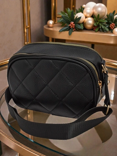 Стеганая маленькая женская сумка из экокожи Connere