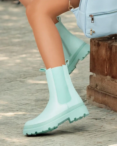 Royalfashion Eko ādas sieviešu zābaki Ereste