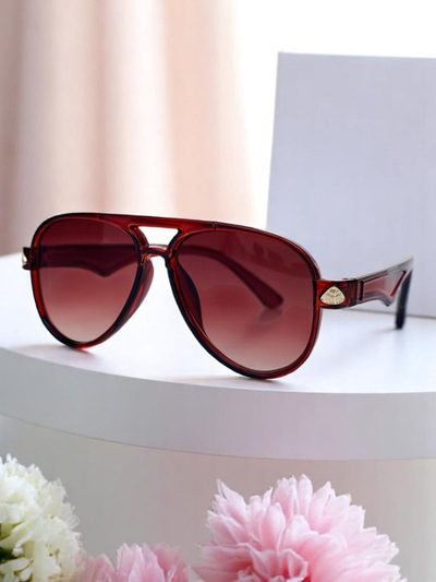 Royalfashion Солнечные очки с декоративными дужками Shadow Aviator