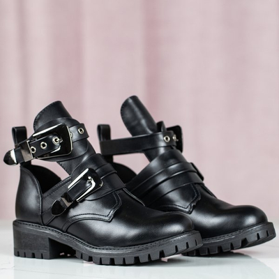 Black flat heels Loca - Shoes 1