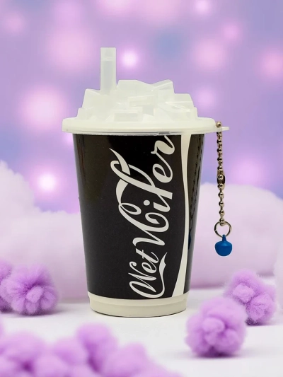 Увлажняющие салфетки в декоративной упаковке в виде стакана с мороженым, 30 шт.