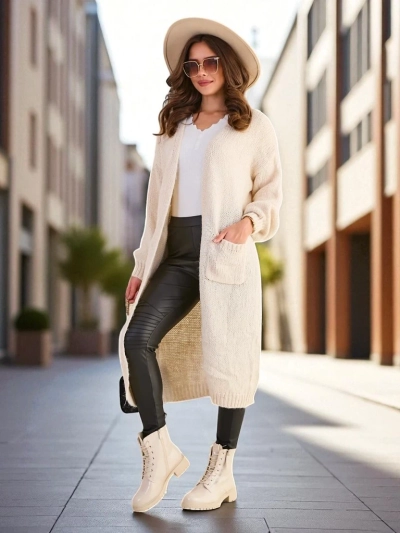 Royalfashion knitted women's cardigan