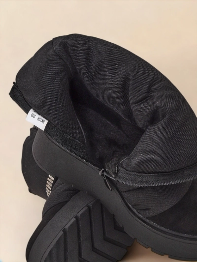 Royalfashion Women's wedge snow boots Renosi