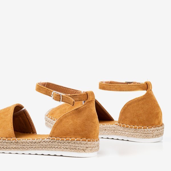 Brown women's platform espadrilles Citiva - Footwear