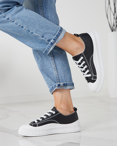 OUTLET Black women's sports shoes, Kerisso sneakers - Footwear