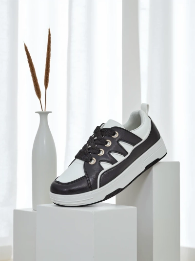 Royalfashion Women's Sneakers with Thick Sole Assaqi