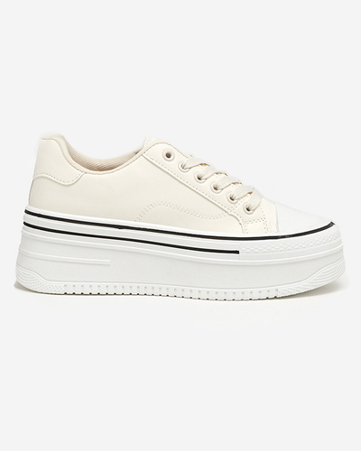 Sieviešu krēmkrāsas sporta apavi a'la sneakers Aniel - Apavi