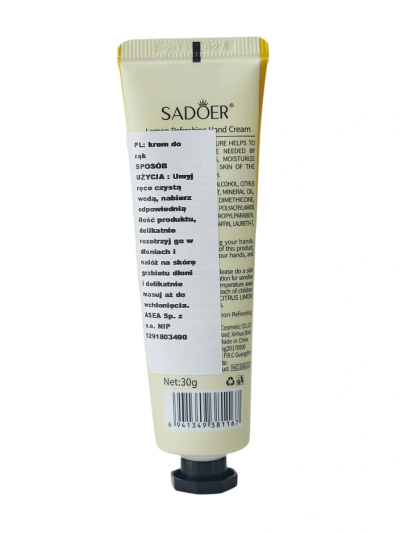 Sadoer Hand Cream Lemon 30 g