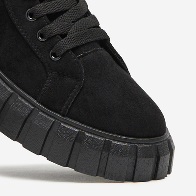 Black women's sports sneakers Omalin - Footwear