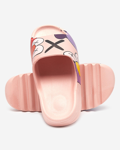 Elmino pink women's slippers - Footwear