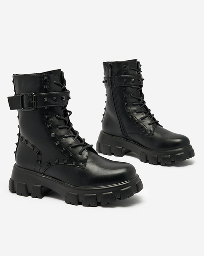 Royalfashion Women's bagger boots in black Dzettey