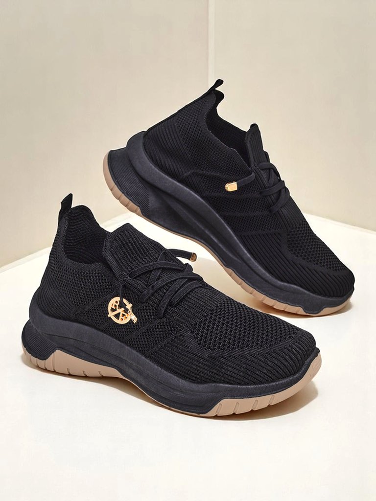 Royalfashion sieviešu auduma sporta čības bez šņorēm Teletta