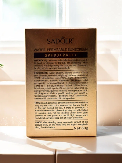 SADOER Saules aizsargkrēms 90 SPF 60g