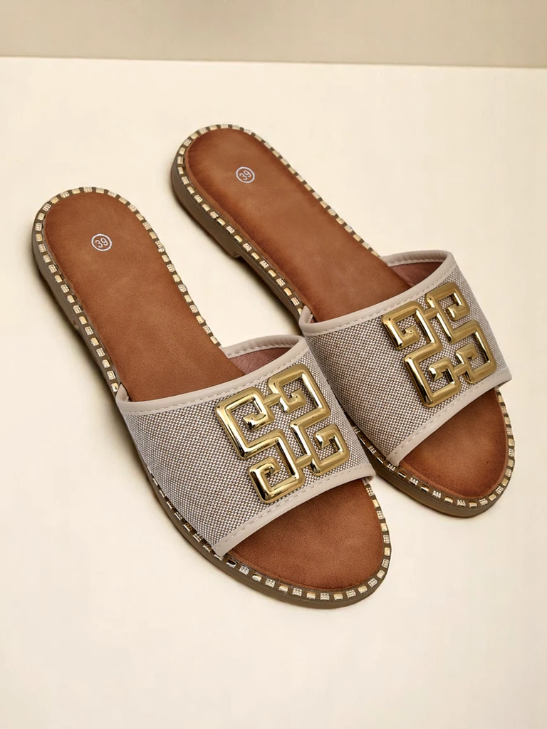 Royalfashion Women’s flat-soled slippers Rorole