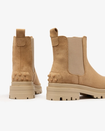 Royalfashion Женские утепленные сапоги верблюжьего цвета Comfy Walk