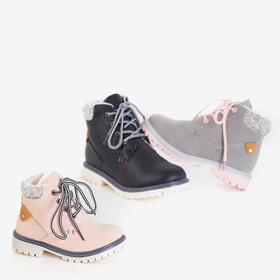 Black boy's insulated Tiptop boots - Footwear