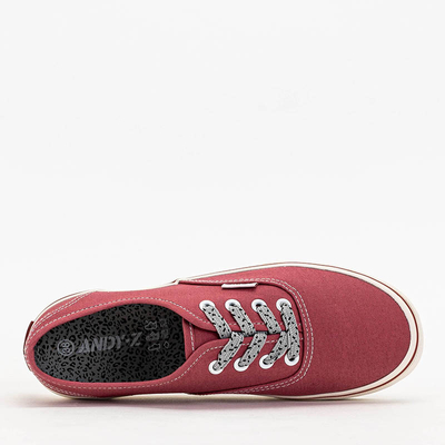 Royalfashion Dark pink women's Isyia sneakers