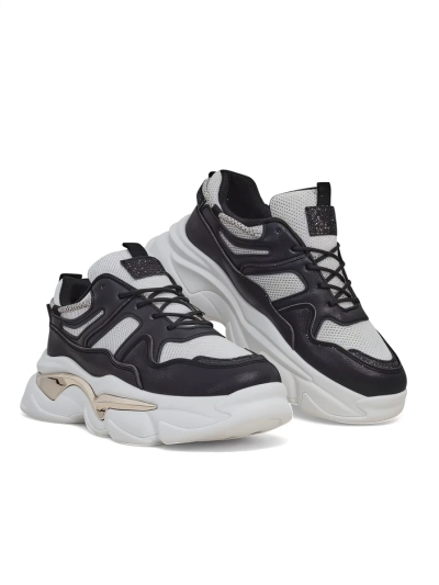 Royalfashion Women's sneakers on thicker sole Lesalli