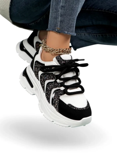 Royalfashion Women's Sporty Platform Sneakers Angello