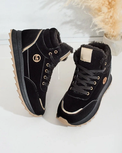 Royalfashion Siltās sieviešu kedas ar kažokādu Casill