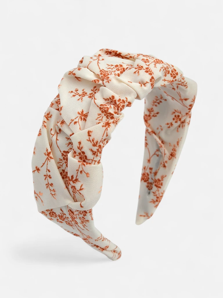 Royalfashion Hairband with Ruching and Print