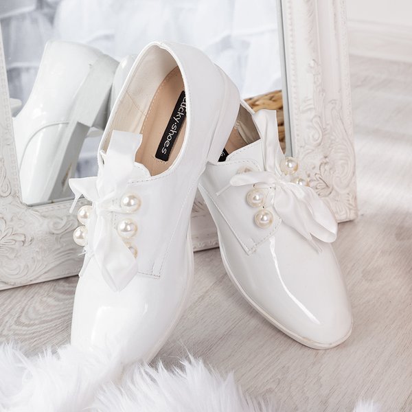 White shoes made of patent eco-leather Utah - Footwear