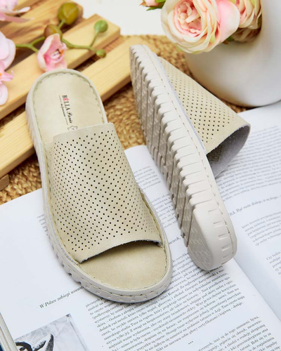 Royalfashion Женские ажурные шлепанцы Ererra