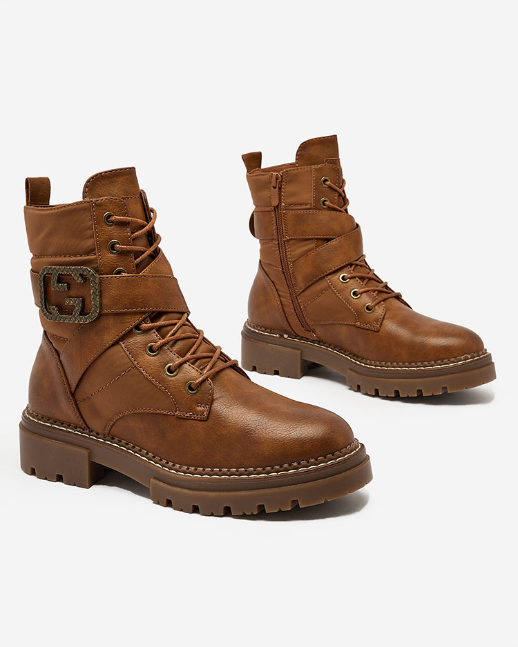 Royalfashion Women's bagger boots in brown Muasers