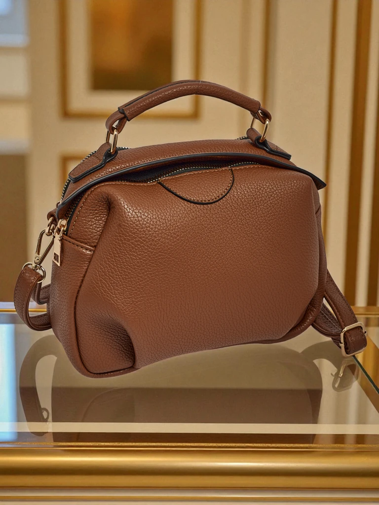 Small women's eco-leather bag Melisse