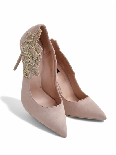 Royalfashion Women's stiletto heels with flowers Sollabe