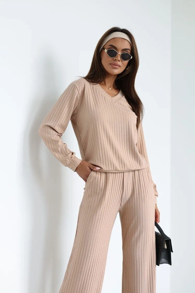 Royalfashion Women's Ribbed Cotton Set