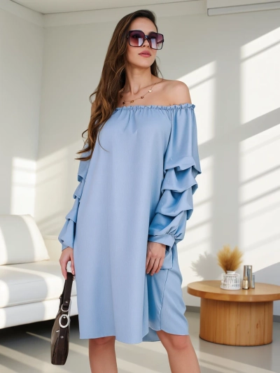 Royalfashion Платье для женщин в испанском стиле с рюшами