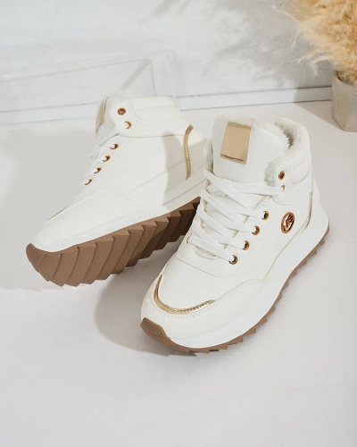 Royalfashion Утепленные женские кроссовки с мехом Casill